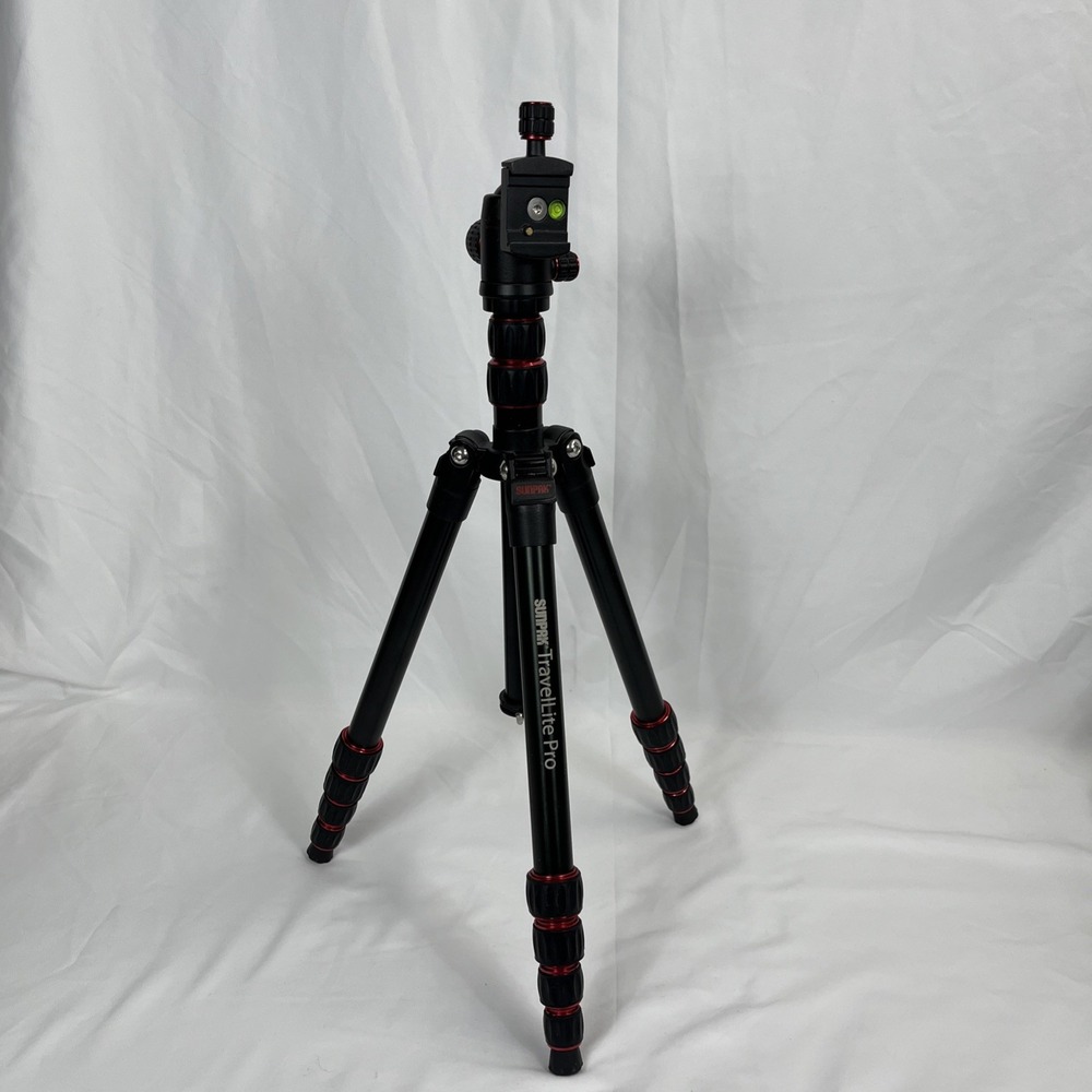 Sunpak TravelLite Pro 620-601BB‎ Reverse Folding 63" Aluminum Tripod
